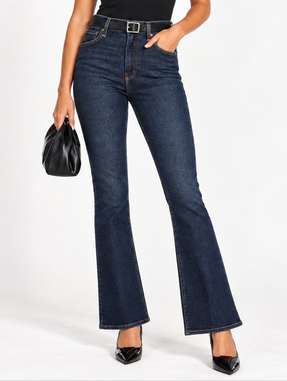 AGOLDE Nico High Rise Slim Boot Jeans Dark Wash Size 27